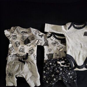 3 piece star wars preemie set